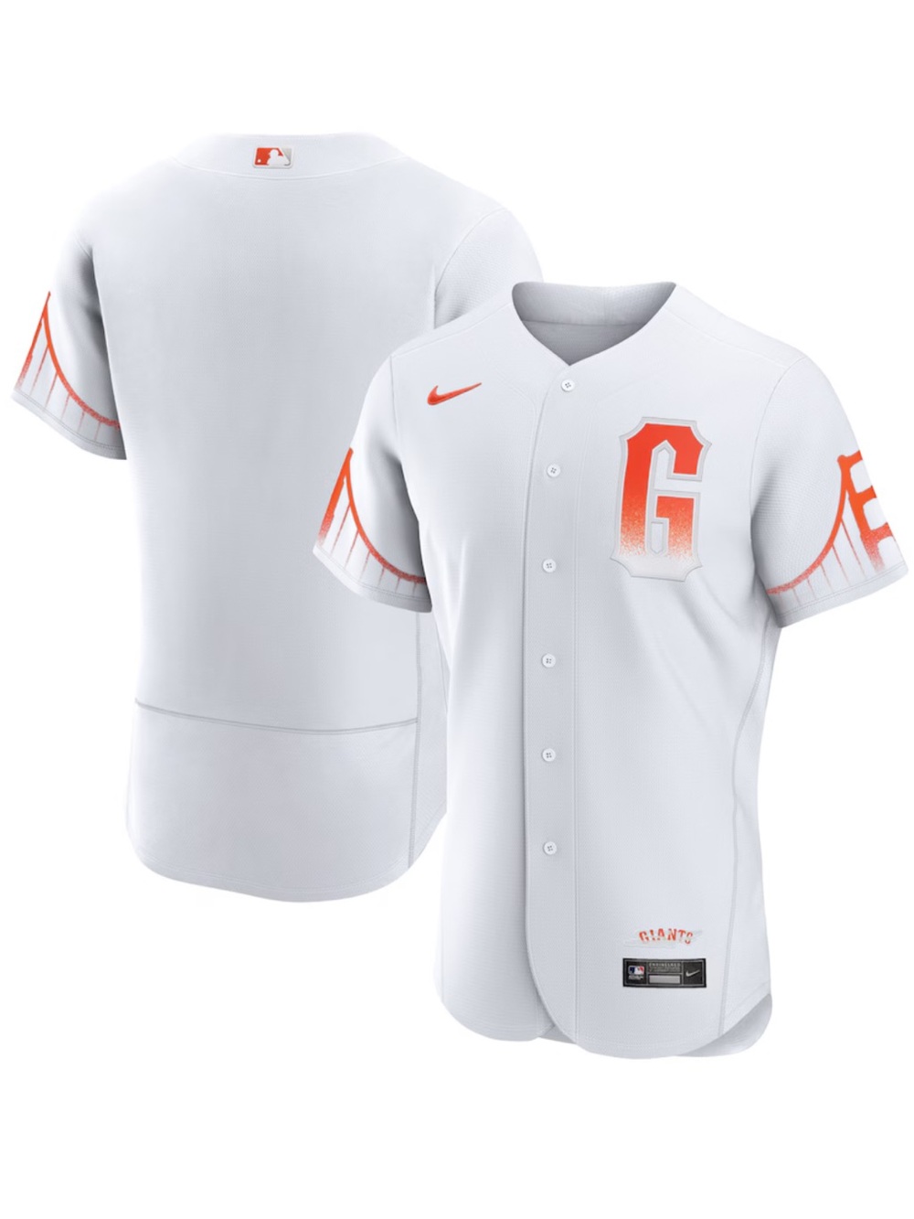 Men's San Francisco Giants Nike White City Connect Authentic Jersey